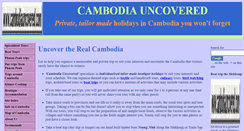 Desktop Screenshot of cambodiauncovered.com