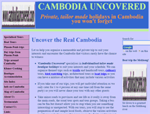 Tablet Screenshot of cambodiauncovered.com